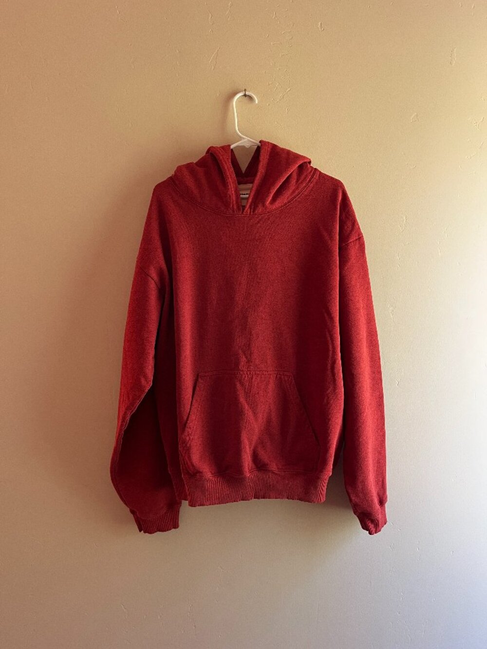 all the babies organic cotton oversized red hoodie lounge cozy fall winter